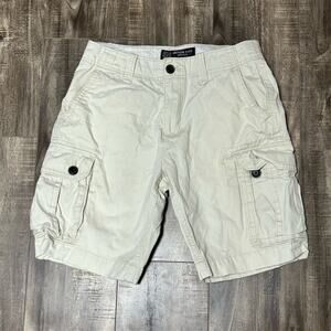 American Eagle‎ Men's Cargo Shorts Size 30 Beige Relaxed Fit
